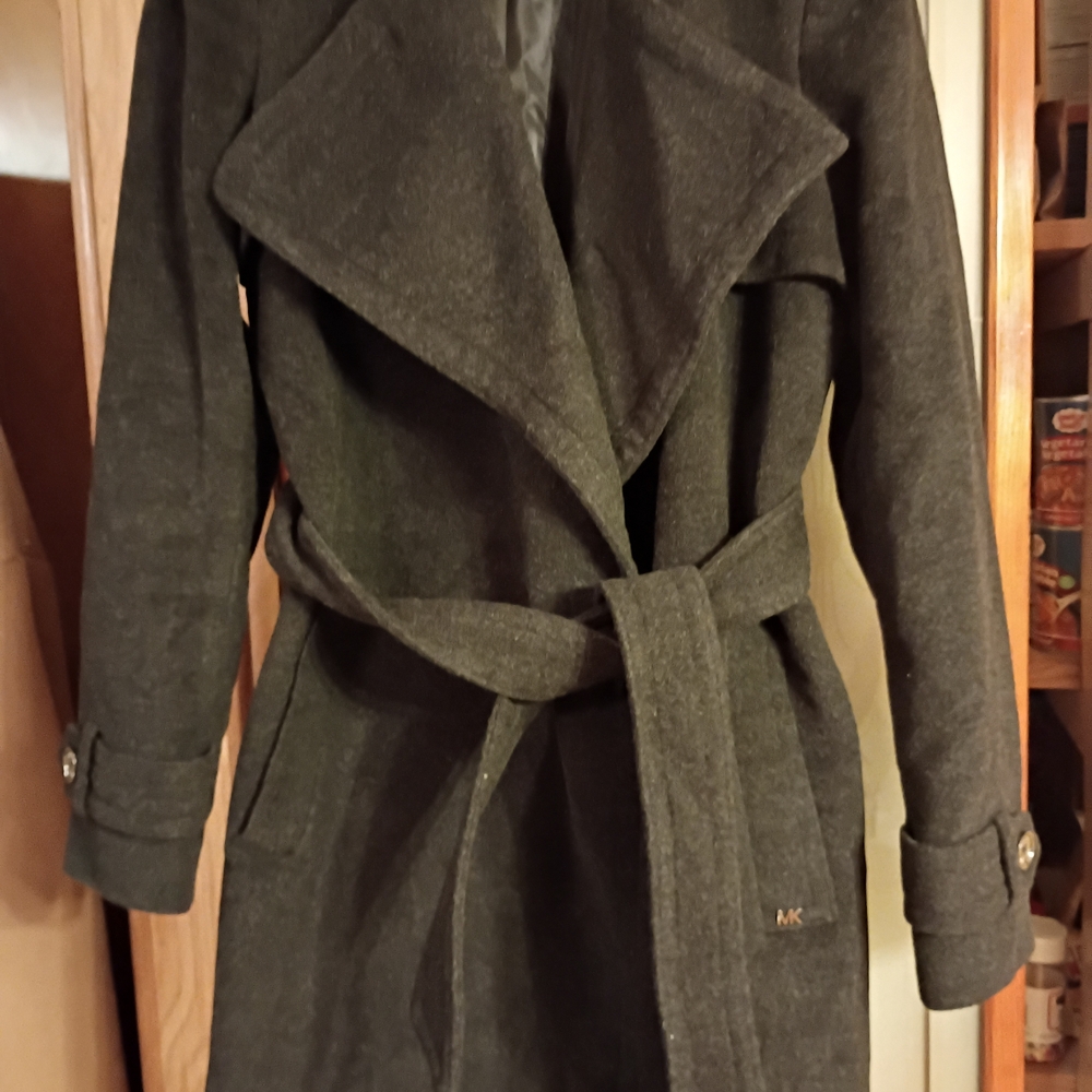 MICHAEL Michael Kors Black Trench Coat